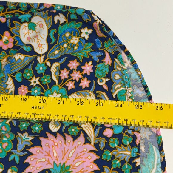 LOFT Colorful V-neck Tunic Top S - Picture 6 of 8